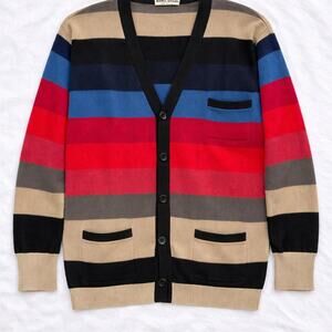 Rainbow color stripes designer sonia